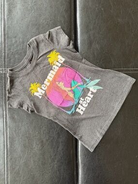 Disney - Dark Gray Little Mermaid Heart Tee